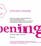 Atelier Croese: visuele identiteit - uitnodiging
